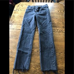 Levi’s wedgie straight black jeans waist 24 length 28
